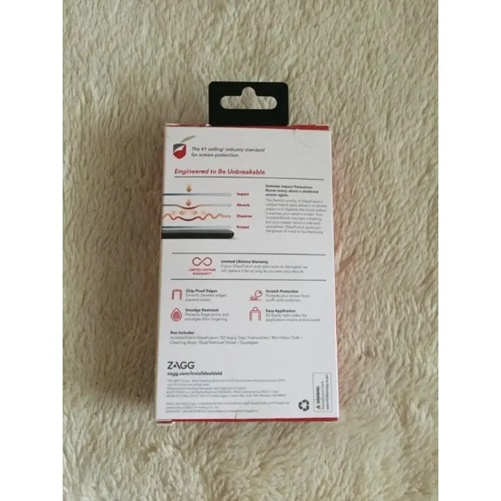 ZAGG InvisibleShield-Glass Fusion Apple Watch Series 5/4 - 44mm